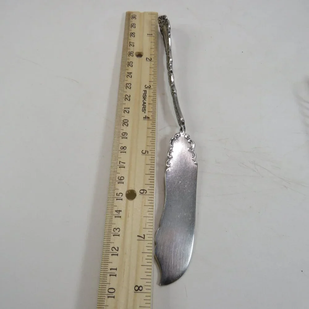 Webster Twisted Handle Butter Knife silver plated S.L. & G.H. Rogers Company A1